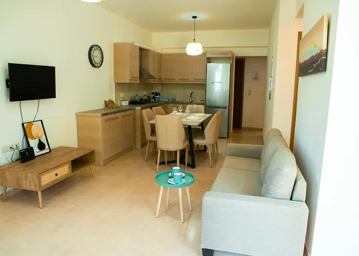 Daire Eukalyptos 3bd With Yard In Chersonisos *