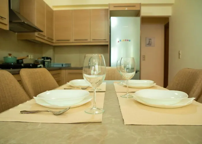 דירה Eukalyptos 3bd With Yard In Chersonisos